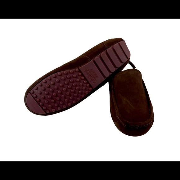 FIRESIDE BY DEARFOAMS Men's Genuine Shearling Moccasin Brown - Size 10 NEW - Picture 6 of 8